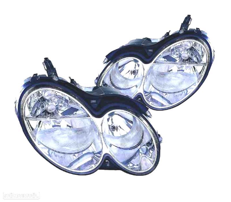 FARÓIS OPTICAS PARA MERCEDES W209 CLK 03-09 - 1