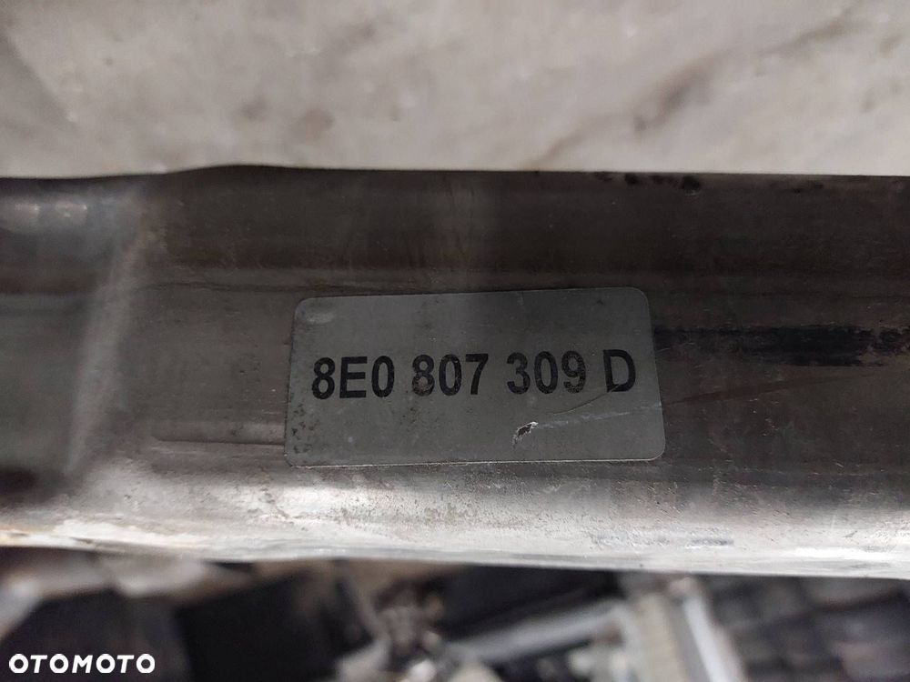 HAK HOLOWNICZY + TABLICZA MODUŁ HAKA AUDI A4 B6 KOMBI 8E0800495A 8E0807309D - 9