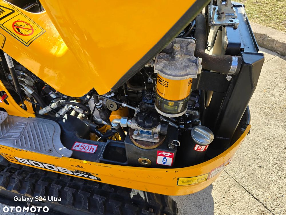 JCB Jcb 8008 cts 2018 rok tylko 207 moto godzin jak NOWA 4 Łyżki ideał dostawa - 24