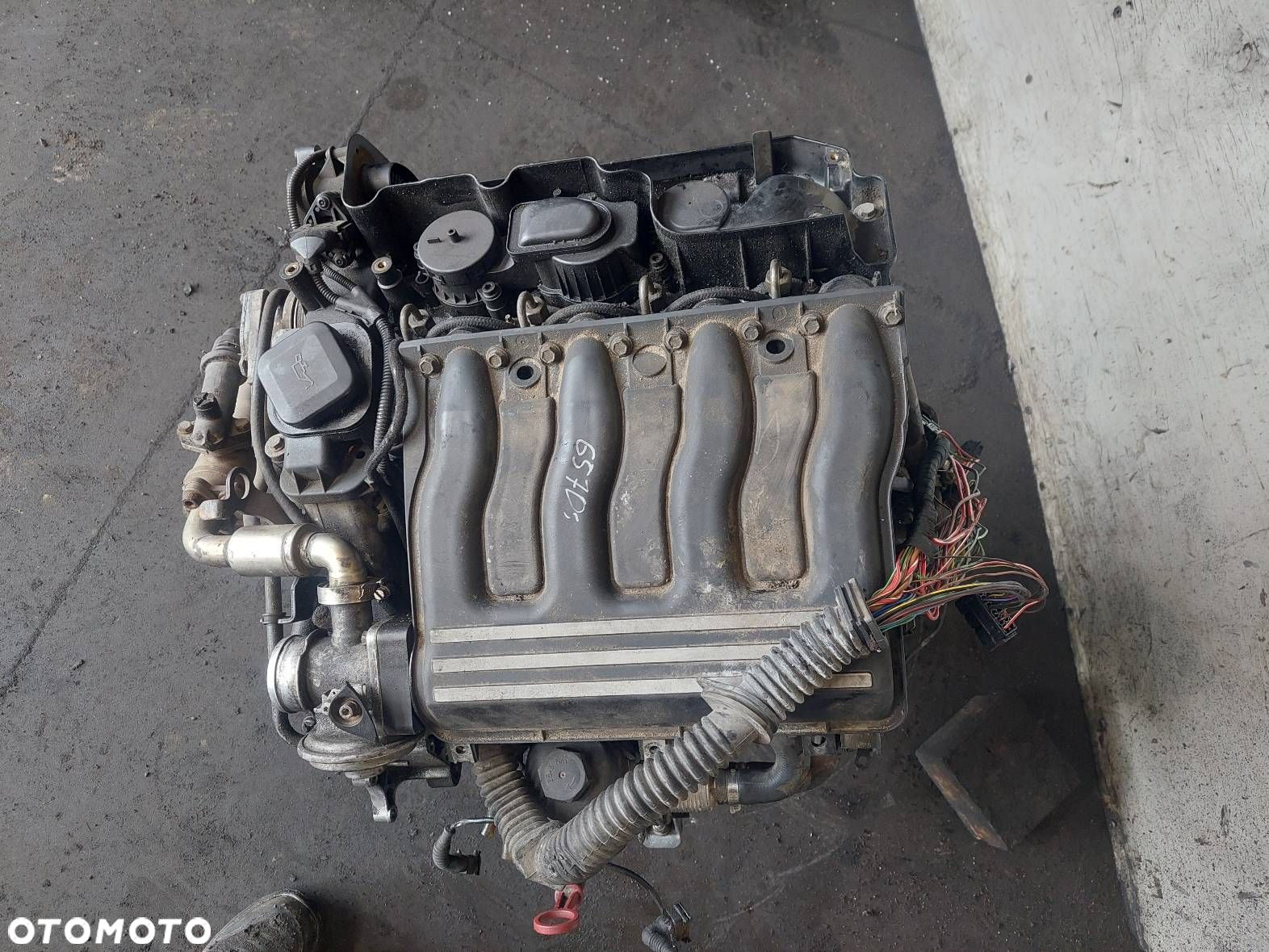 SILNIK DIESEL + POMPA WTRYSKI TURBO BMW E46 320D 2.0 D 136 KM M47D20 - 9