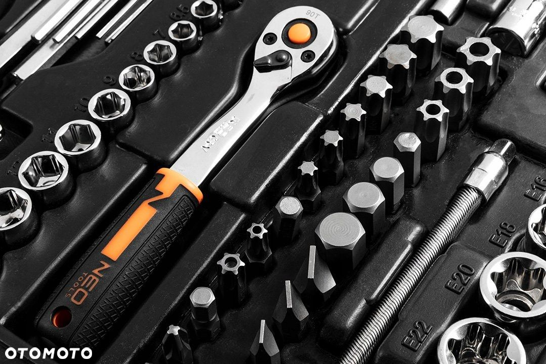 NEO 10-078 ZESTAW KLUCZE NASADOWE 1/2" 1/4" 3/8" TORX NASADKI WALIZKA 233el - 12