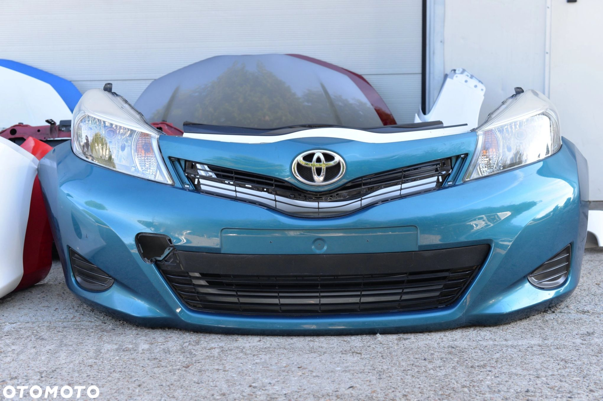 MASKA ZDERZAK GRILL BŁOTNIK LAMPA H7 XENON PAS BELKA TOYOTA YARIS 3 III - 2