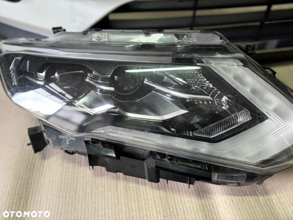 Przód kompletny zderzak maska lampy Nissan X-Trail T32 LIFT LED PDC QAB - 10