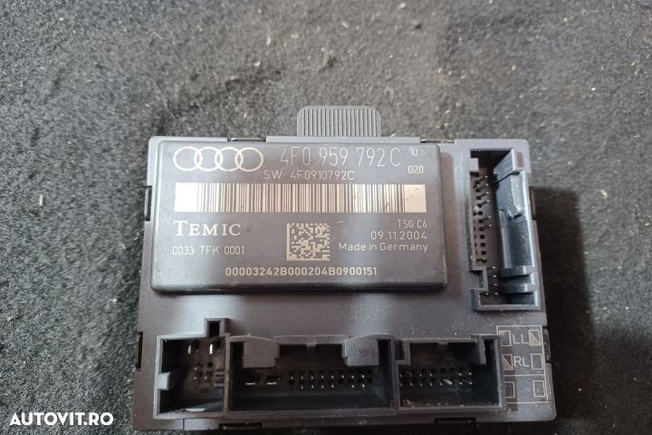 Modul control usa fata dreapta 4F0959792C 4F0959792C Audi A6 4F/C6 [2 - 3