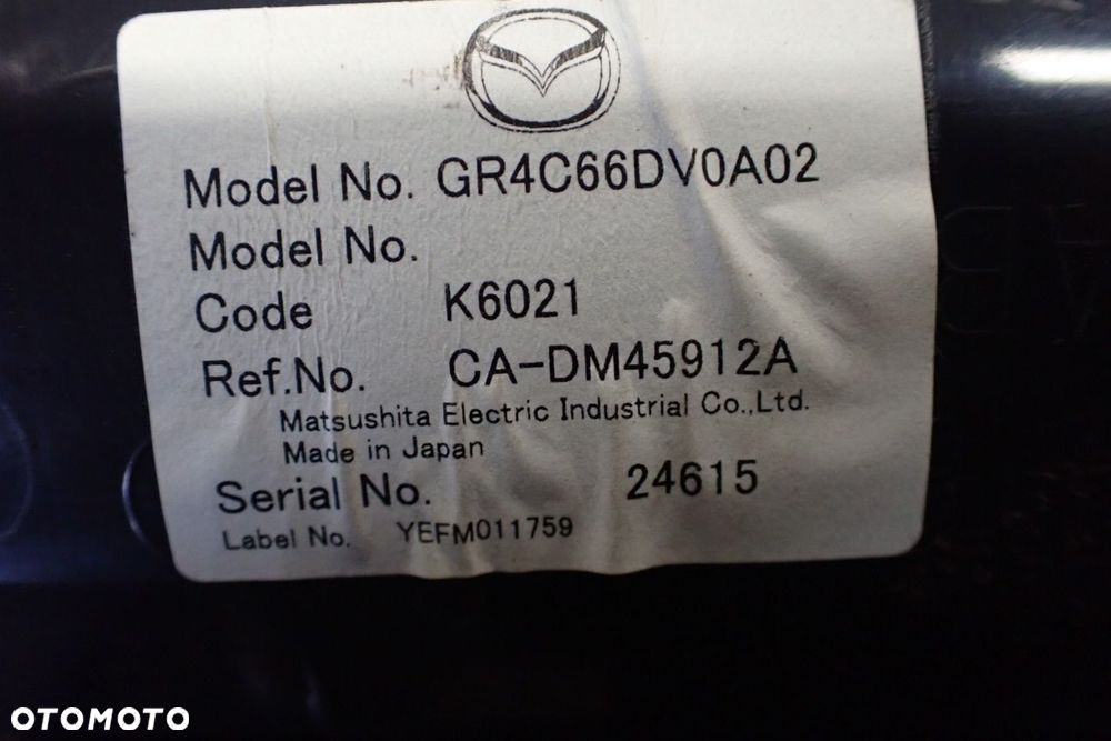 NAWIGACJA GPS MAZDA 6 2.0 CA-DM45912A - 6