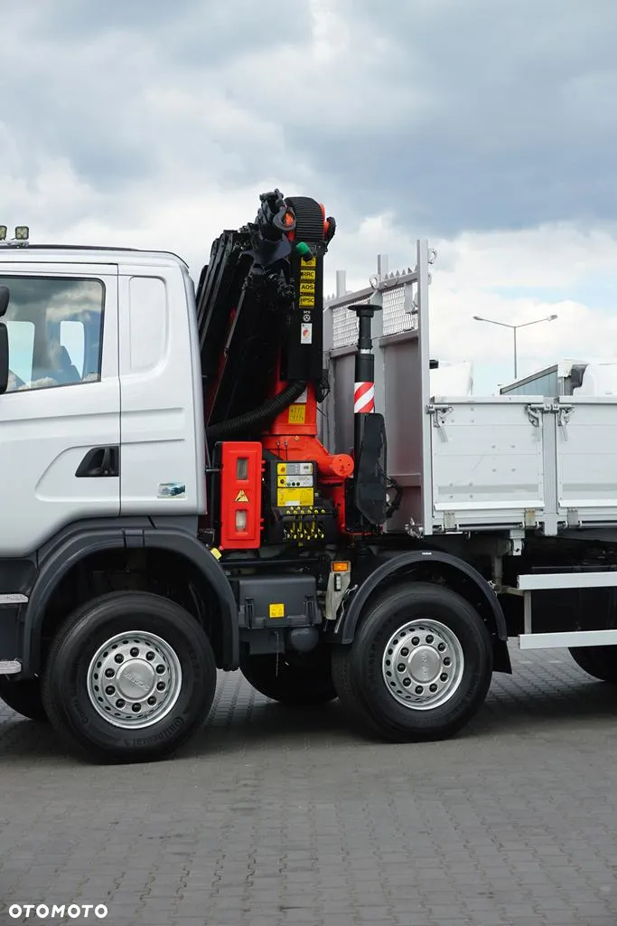 Scania G 400 / E 5 / 8 X 4 / 4 x 4 / WYWROTKA + HDS / TRIDEM / PALFINGER PK 26002 / MANUAL - 27