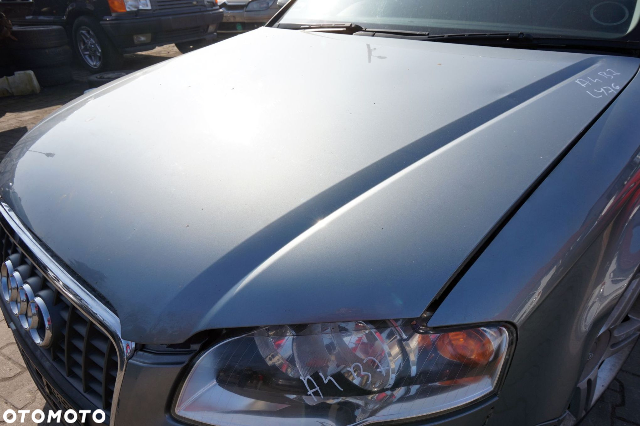 MASKA ZDERZAK BŁOTNIKI LAMPY A4 B7 LY7G  AUDI 2004-2008 SREBRNY PRZÓD KOMPLETNY - 5