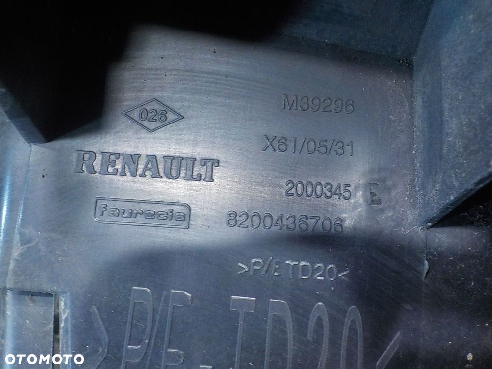 KANGOO II III 1.5 DCI 10r VAN pas przedni wzmocnienie zderzaka 8200436706 - 9