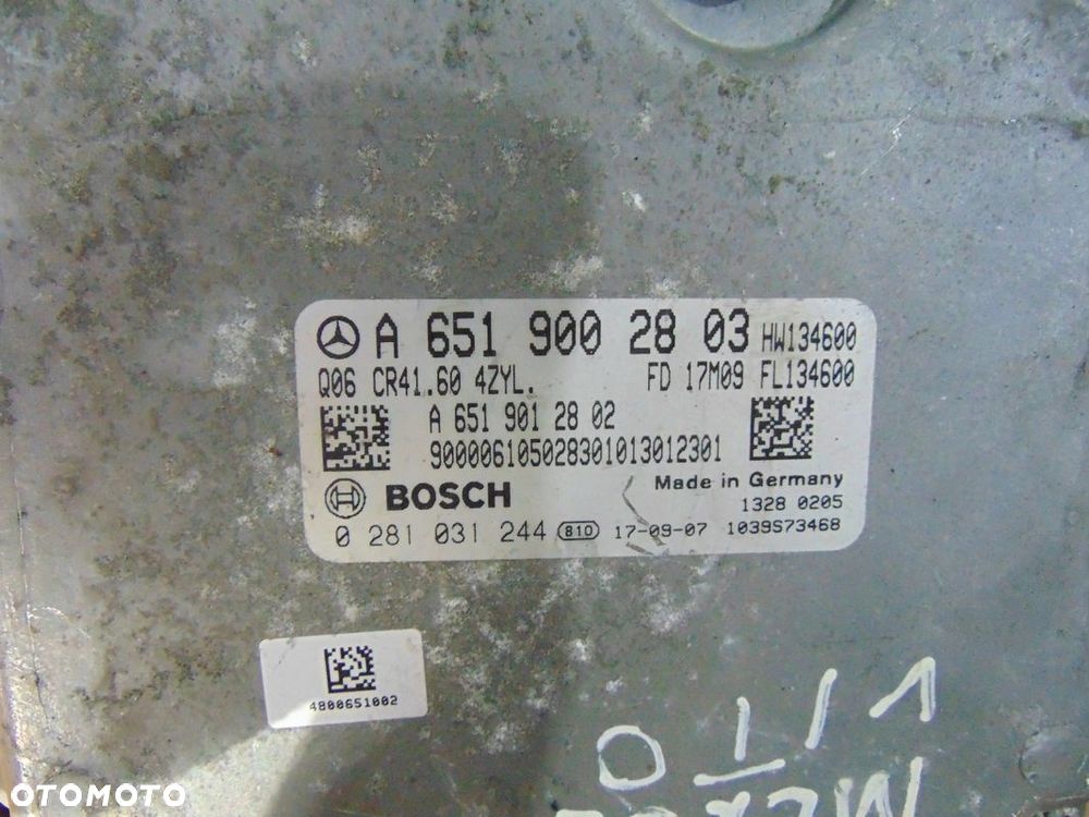 KOMPUTER SILNIKA MERCEDES VITO W447 A6519002803 2.2CDI - 2