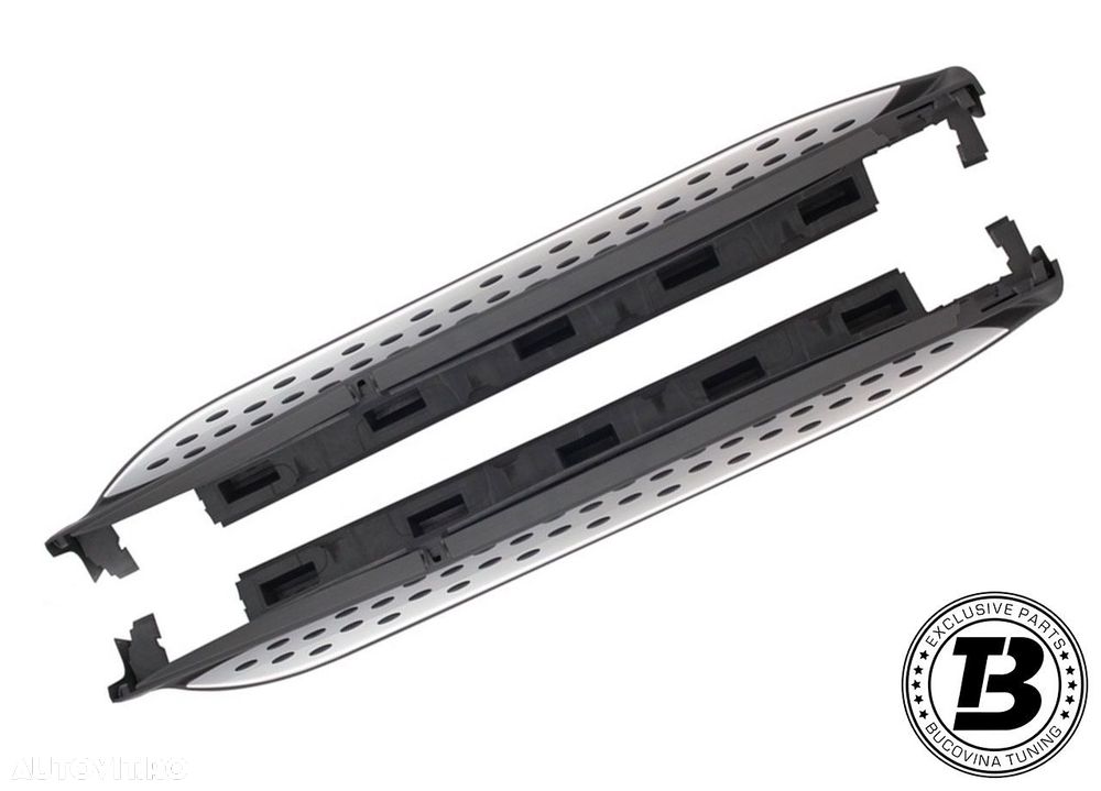 Praguri Aluminiu compatibile cu Mercedes ML GLE SUV W166 MONTAJ INCLUS - 2