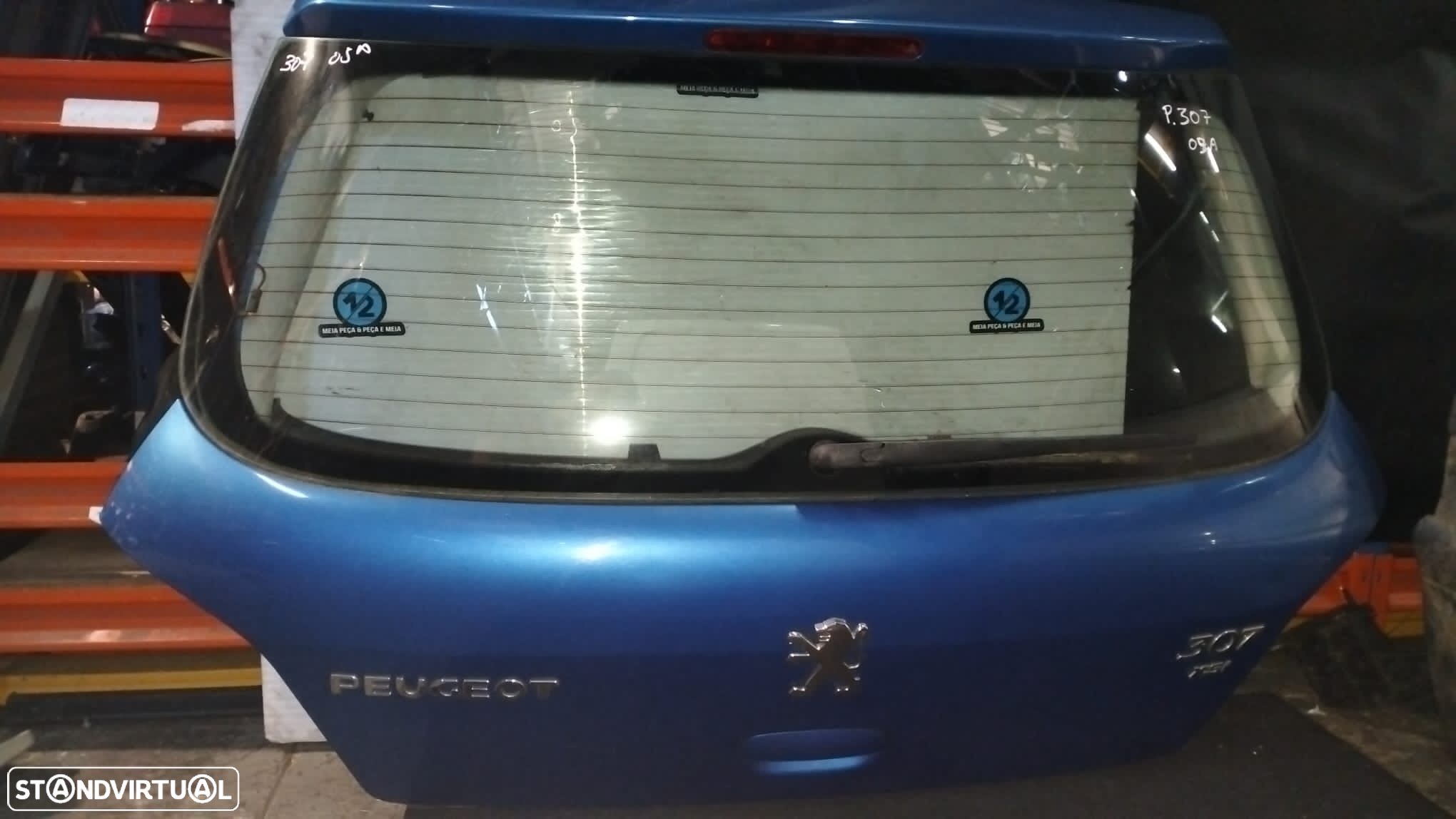 Tampa da mala Peugeot 307 carro - 2