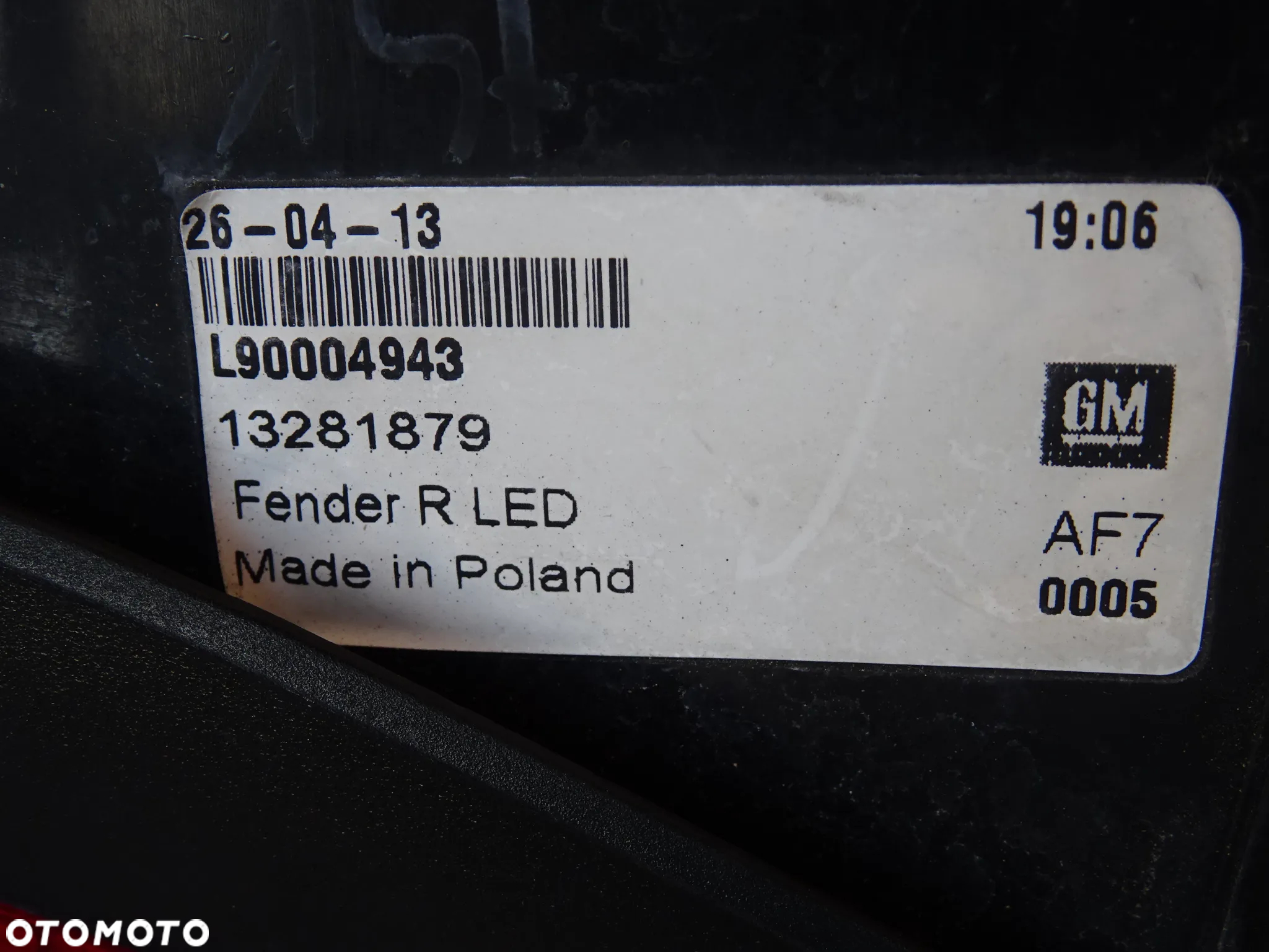 LAMPY TYŁ LAMPA TYLNA PRAWA LEWA W KLAPĘ BŁOTNIK OPEL ASTRA J OPC GTC COUPE LED - 18