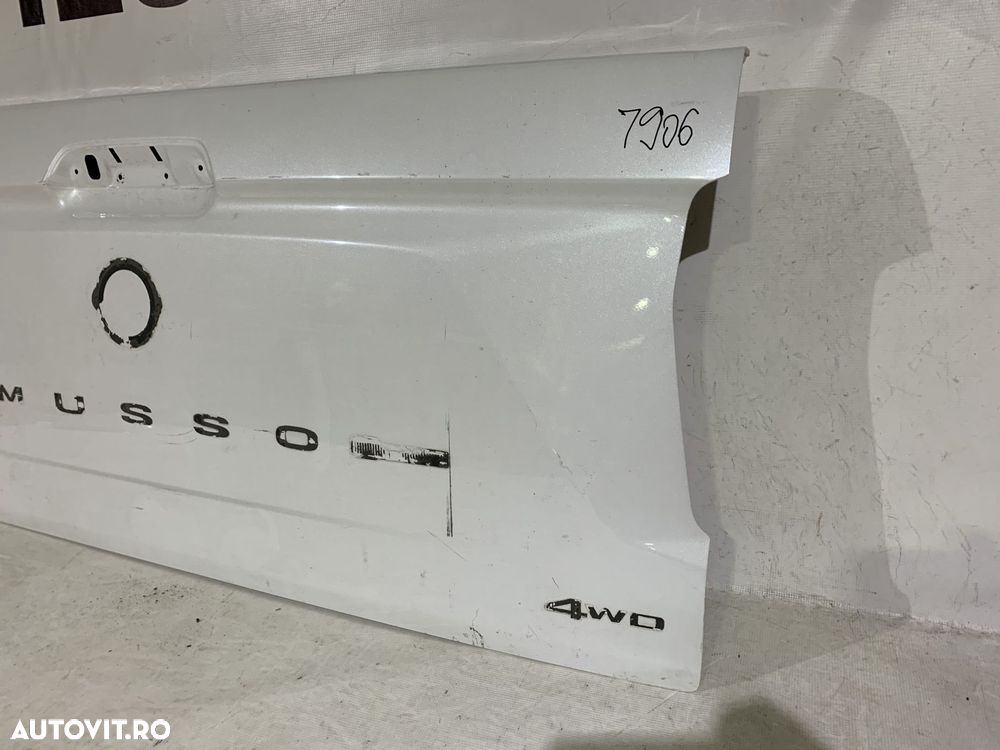 Capota portbagaj-oblon bena, Ssangyong Musso Pick-up, 2018, 2019, 2020, 2021, 2022, 2023, 2024. - 8