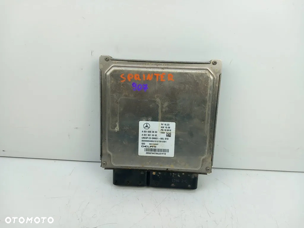 Sterownik Silnika Komputer Mercedes Sprinter W907 2.2 CDI 2019r A6519003603