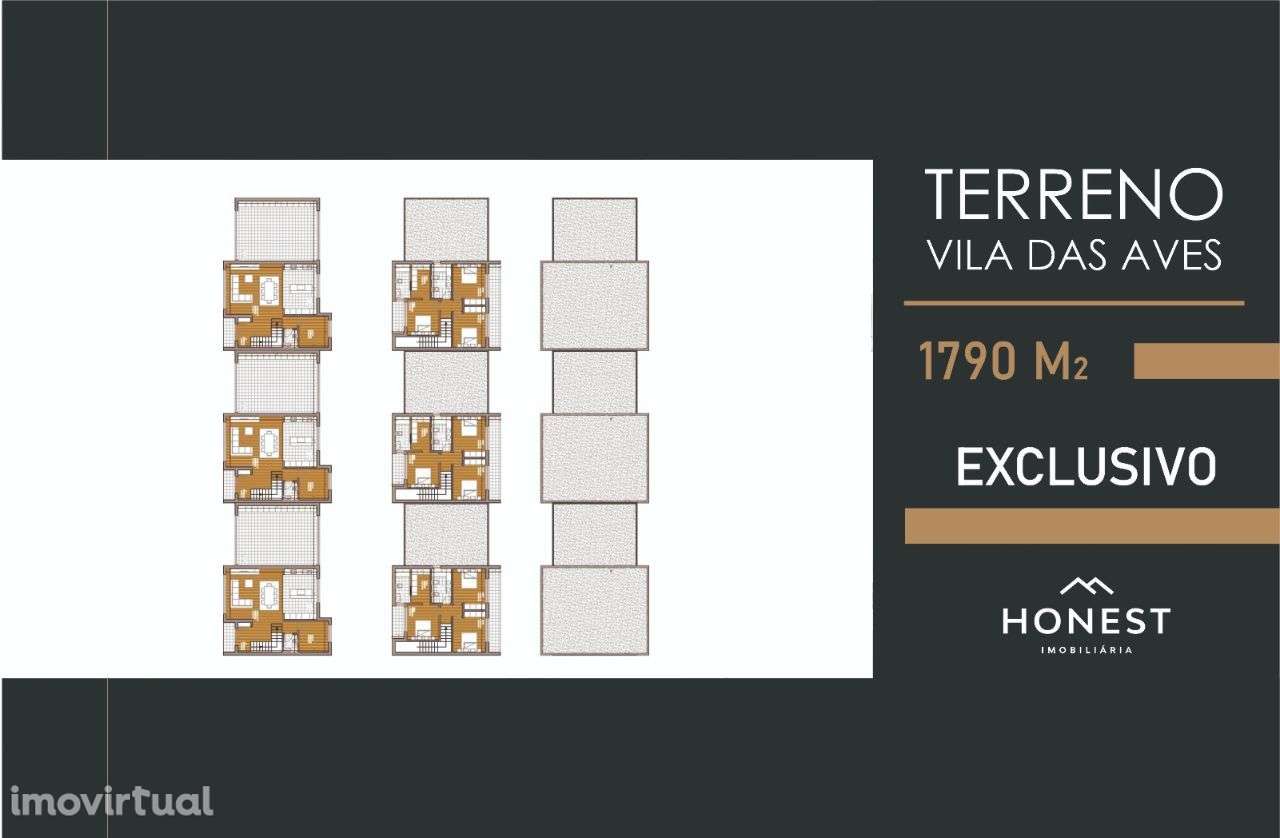 Terreno para Construção, no centro de vila das Aves - Grande imagem: 2/17