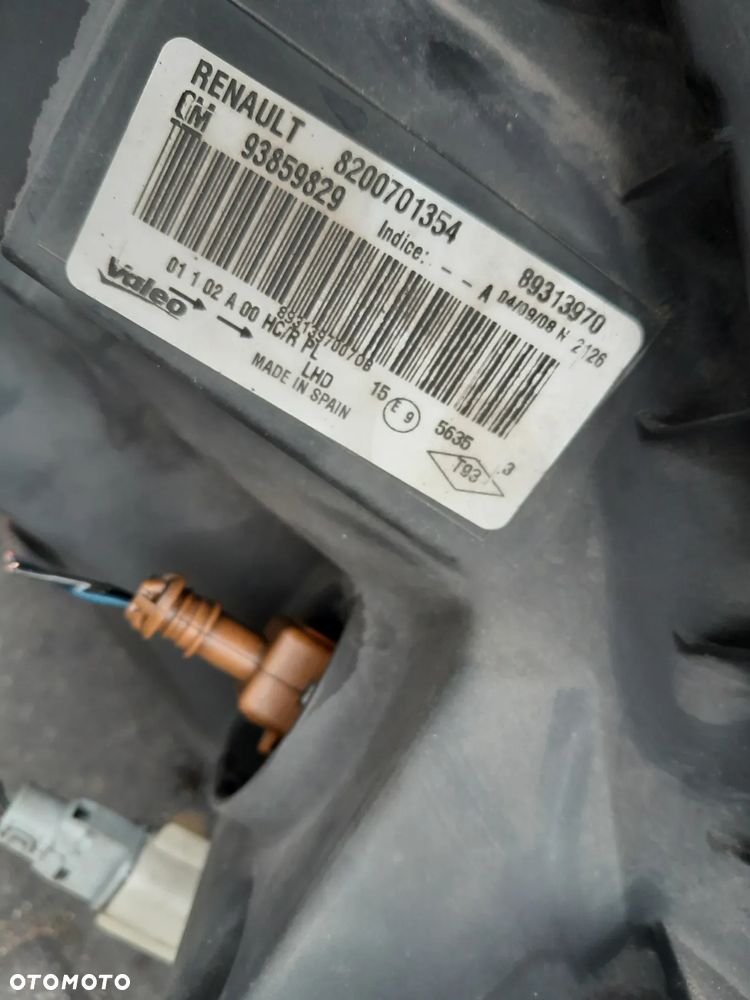 Lampy przód komplet Opel Vivaro 08r - 6