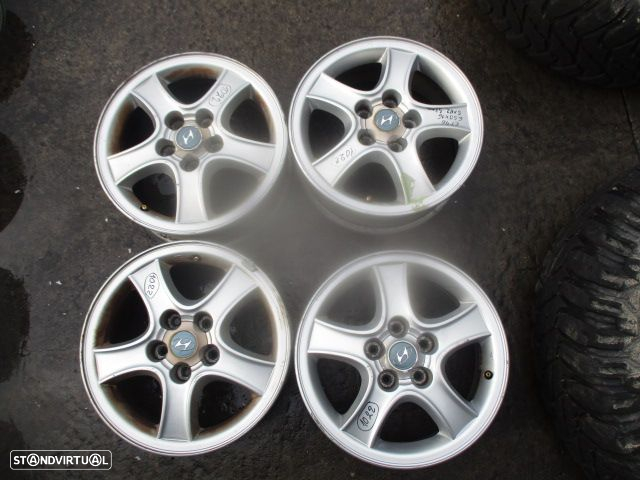 Jogo De Jantes 52910263000 HYUNDAI SANTA FE I  2005 2.0CRDI 16V TURBO  125CV 5P PRETO 46 6.5Jx16 5X112 53MM - 2