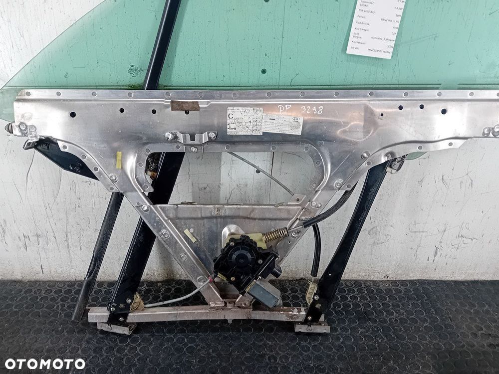 PODNOŚNIK SZYBY PRAWY PRZÓD AUDI TT 8N 8N8837730 - 5