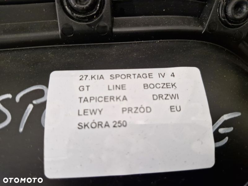 kia sportage iv 4 gt line boczek tapicerka drzwi lewy przód eu skóra - 9