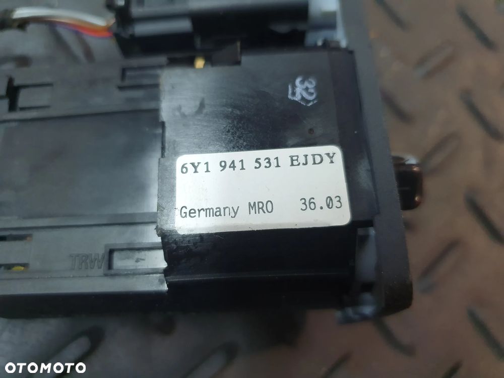 SKODA FABIA I 1 WŁĄCZNIK PRZEŁĄCZNIK ŚWIATEŁ 6Y1941531EJDY EUROPA - 3