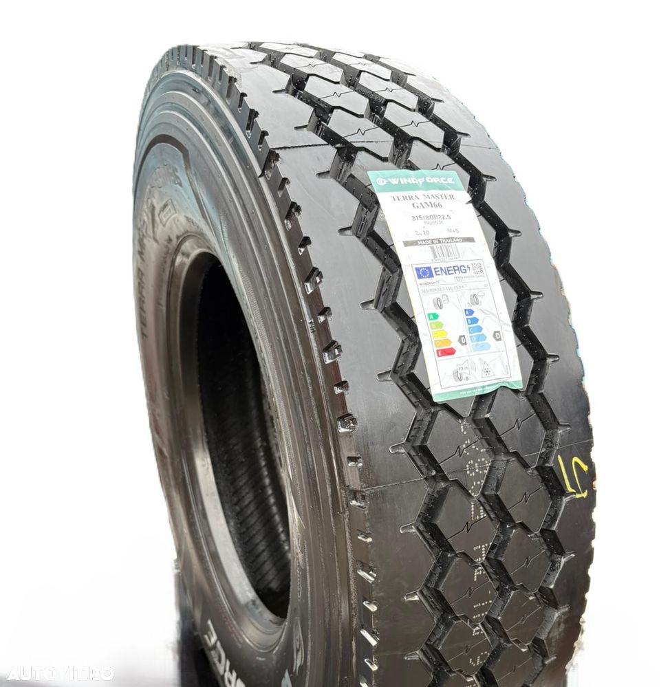 PROMOTIE ANVELOPE NOI 315/80R22.5 WINDFORCE DIRECTIE CARIERA    model  GAM66 - 1