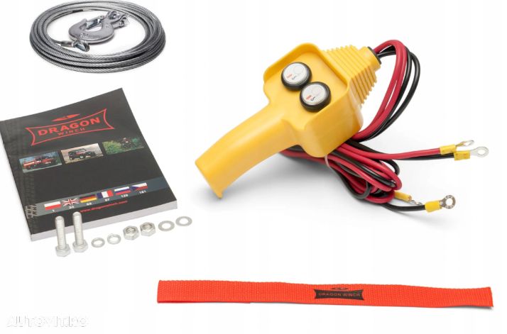 Troliu electric DRAGON WINCH 2000 lbs, (trage 906 kg) - 3