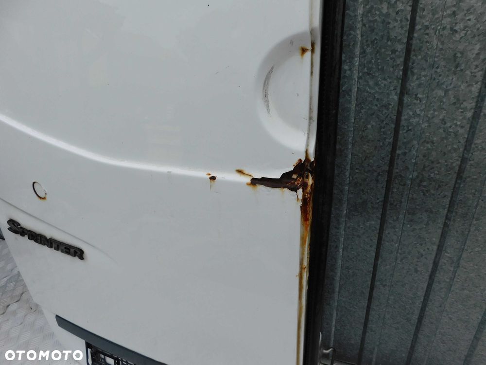 Drzwi Tylne Lewe Wysokie H2 Mercedes Sprinter W906 VW Crafter BIAŁE OEM - 3