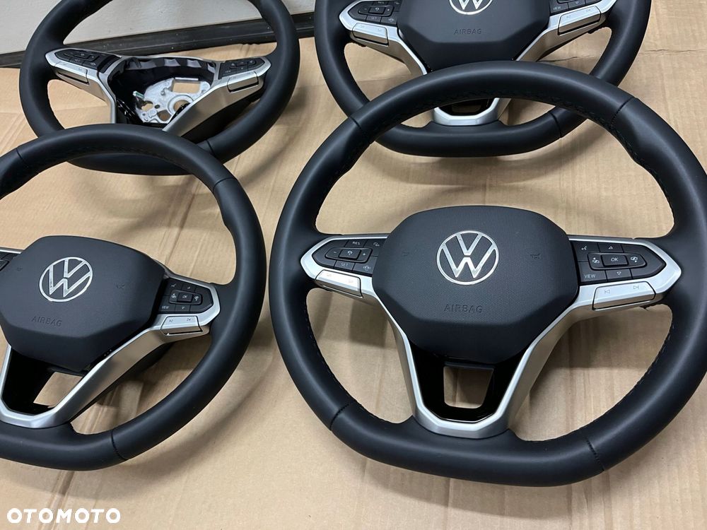 kierownica vw troc t-roc multifunkcja dsg skÓra nowa oryginal airbag - 7