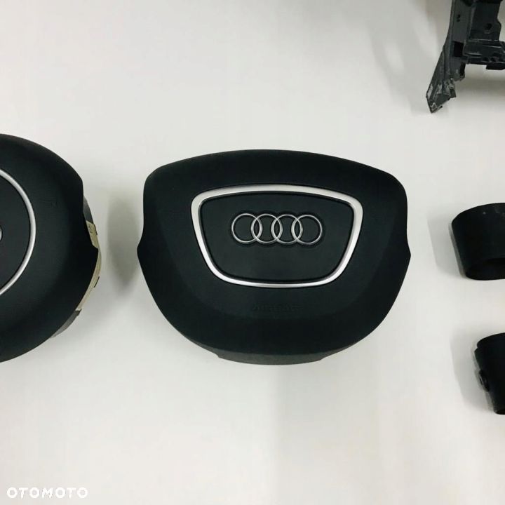 AUDI Q3 DESKA ROZDZIELCZA MIĘKKA KONSOLA KOKPIT PULPIT PODUSZKI AIRBAG AIR BAG PASY KIT SET - 6