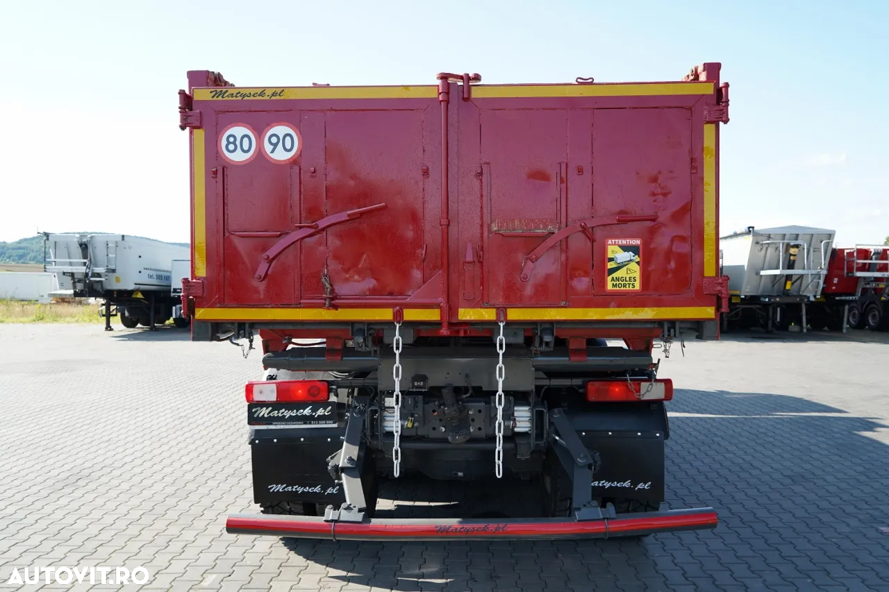 Renault C 430 / 8x4 / BASCULATOR DUBLU - 6M / HAYON HIDRODOXY / TRAPĂ / ANVELOPE 100% / IMPORTAT - 13