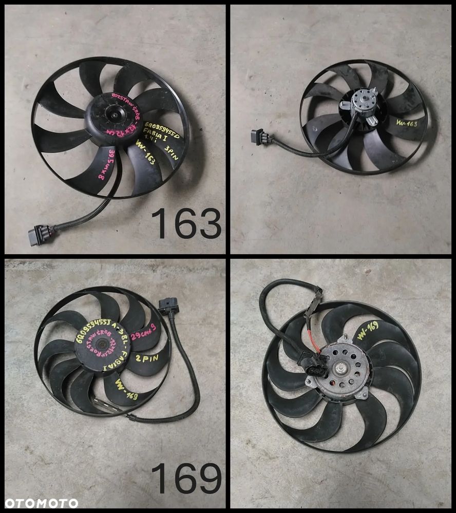 VW-001-399 WENTYLATOR CHŁODNICY VW AUDI SEAT SKODA - 26