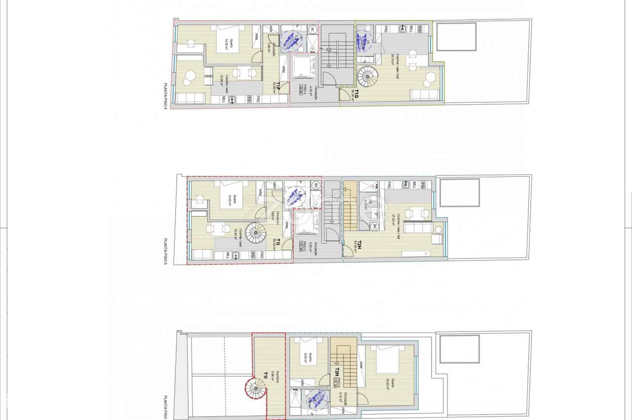 Prédio com Projeto para 9 Apartamentos - Grande imagem: 5/17