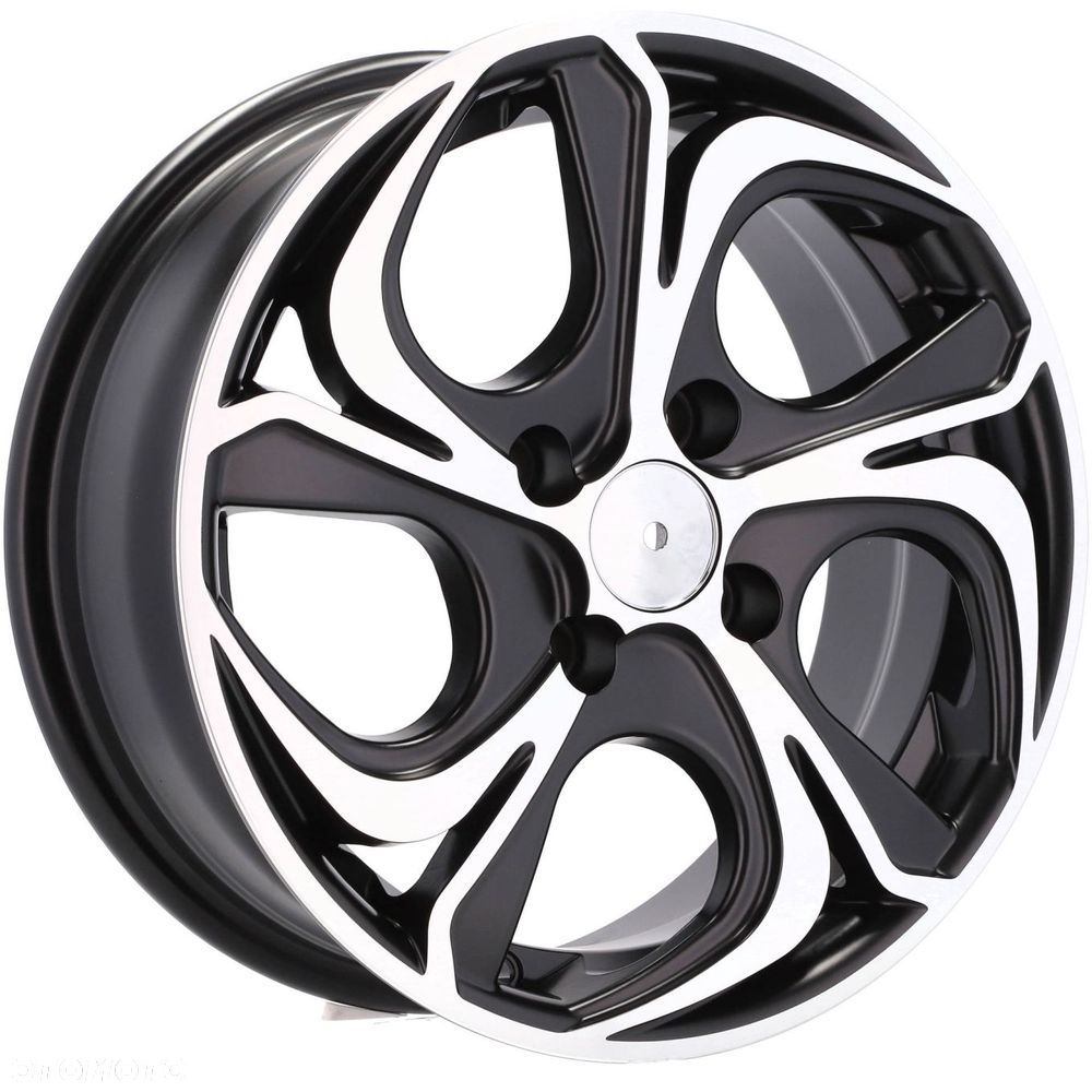4x Felgi 15 m.in. do KIA RIO RENAULT Clio Megane Captur DACIA Sandero TOYOTA Yaris - BY980 (LU1235) - 2