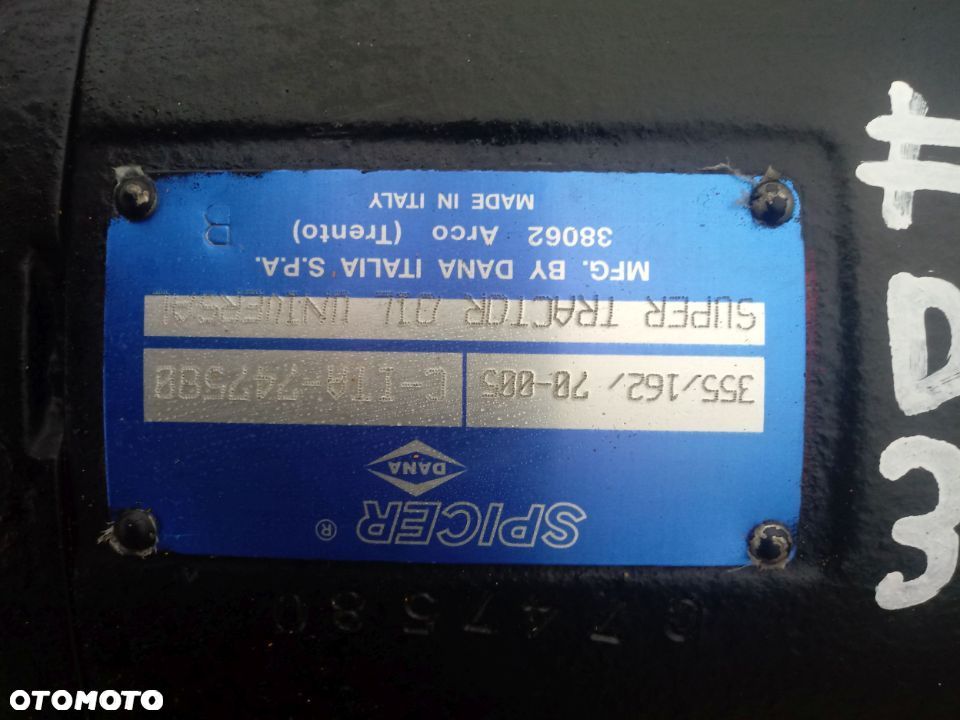 Most Dana Spicer Ze Skrzynią 355/162 70-005 Fiat Kobelco E145W - 11