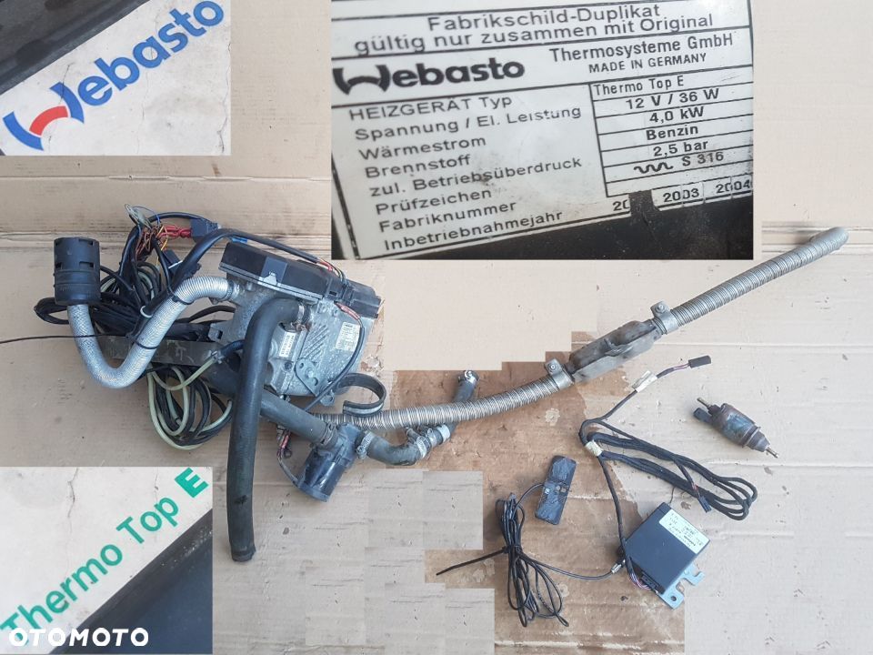 Suzuki Ignis FH 00-03 webasto benzynowe THERMO TOP E 12v 4kW oryginał telestart t70 - 1