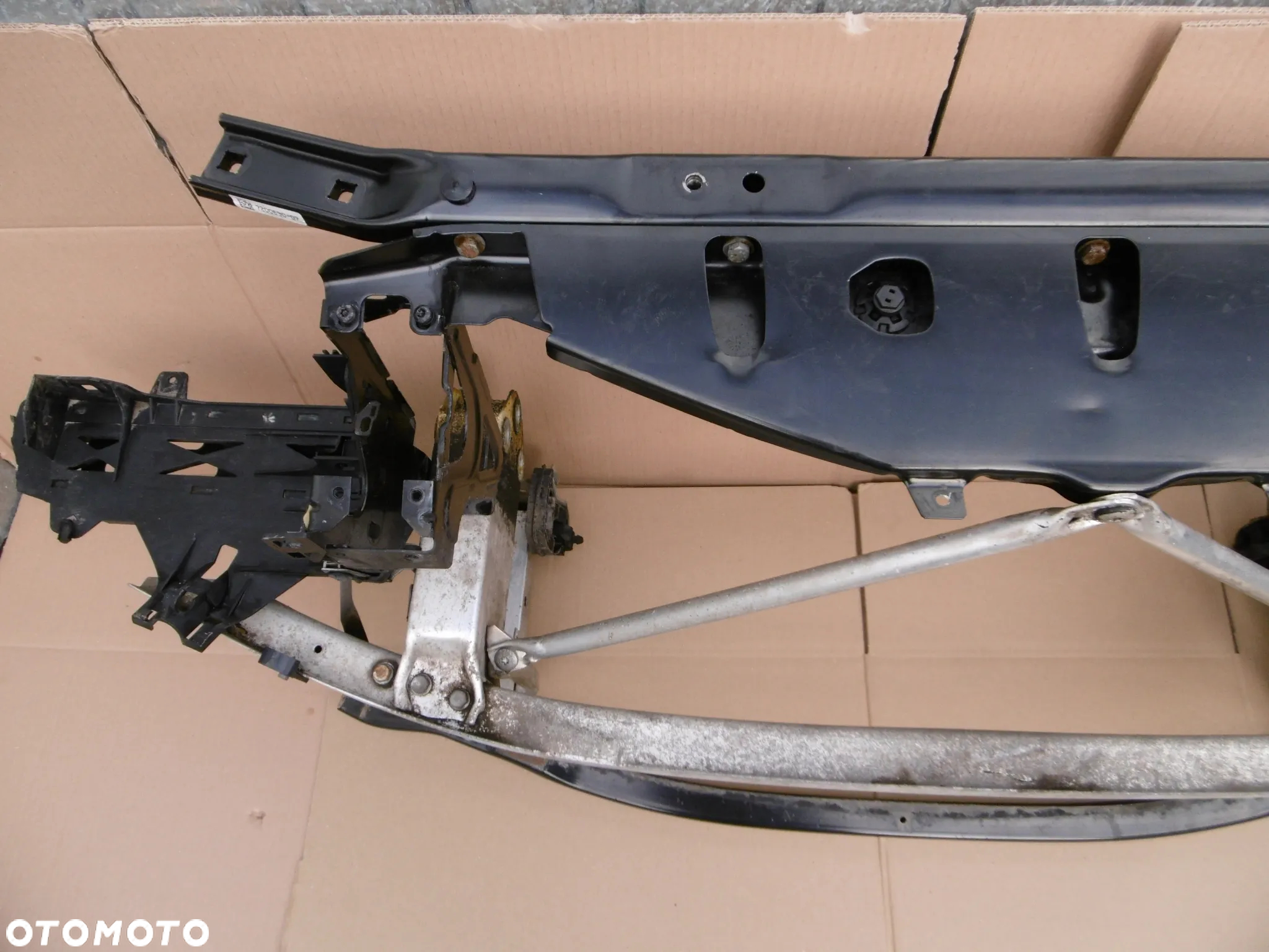 Pas przedni wzmocnienie czołowe belka zderzaka okular absorber bmw f10 f11 - 4