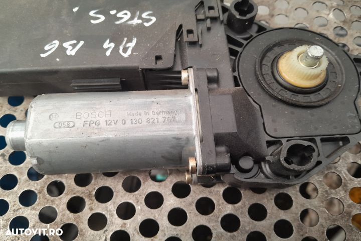 Motoras macara geam spate stanga 0130821767 Audi A4 B6 [2000 - 2005] - 1