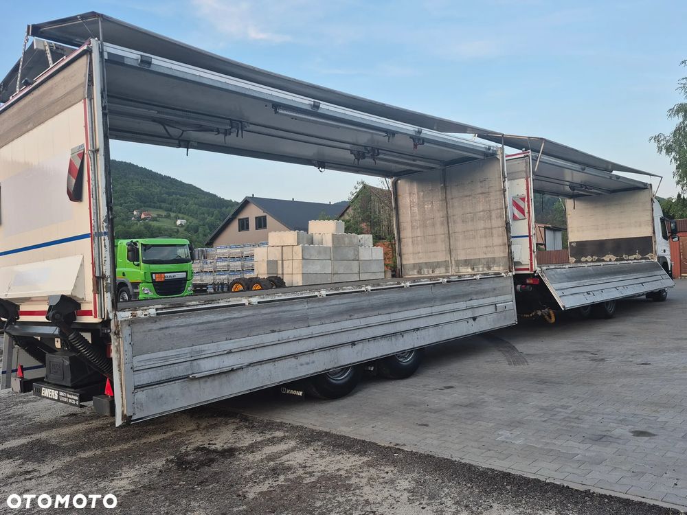 Volvo FM 410 KONTENER + WINDA / PRZYCZEPA TANDEM KRONE + WINDA ZESTAW PRZEJEZDNY - 16