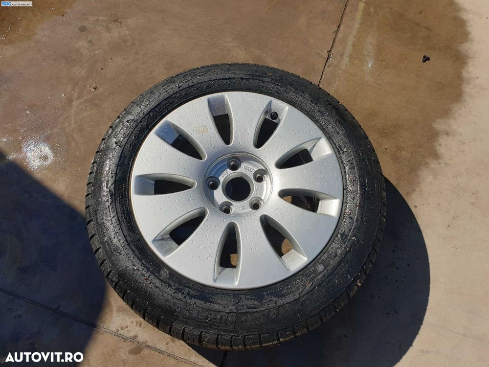 Janta Roata Rezerva Aliaj cu Anvelopa Vara 205 60 R16 5x112 Volkswagen Golf 7 2013 - 2017 [K6914] - 1