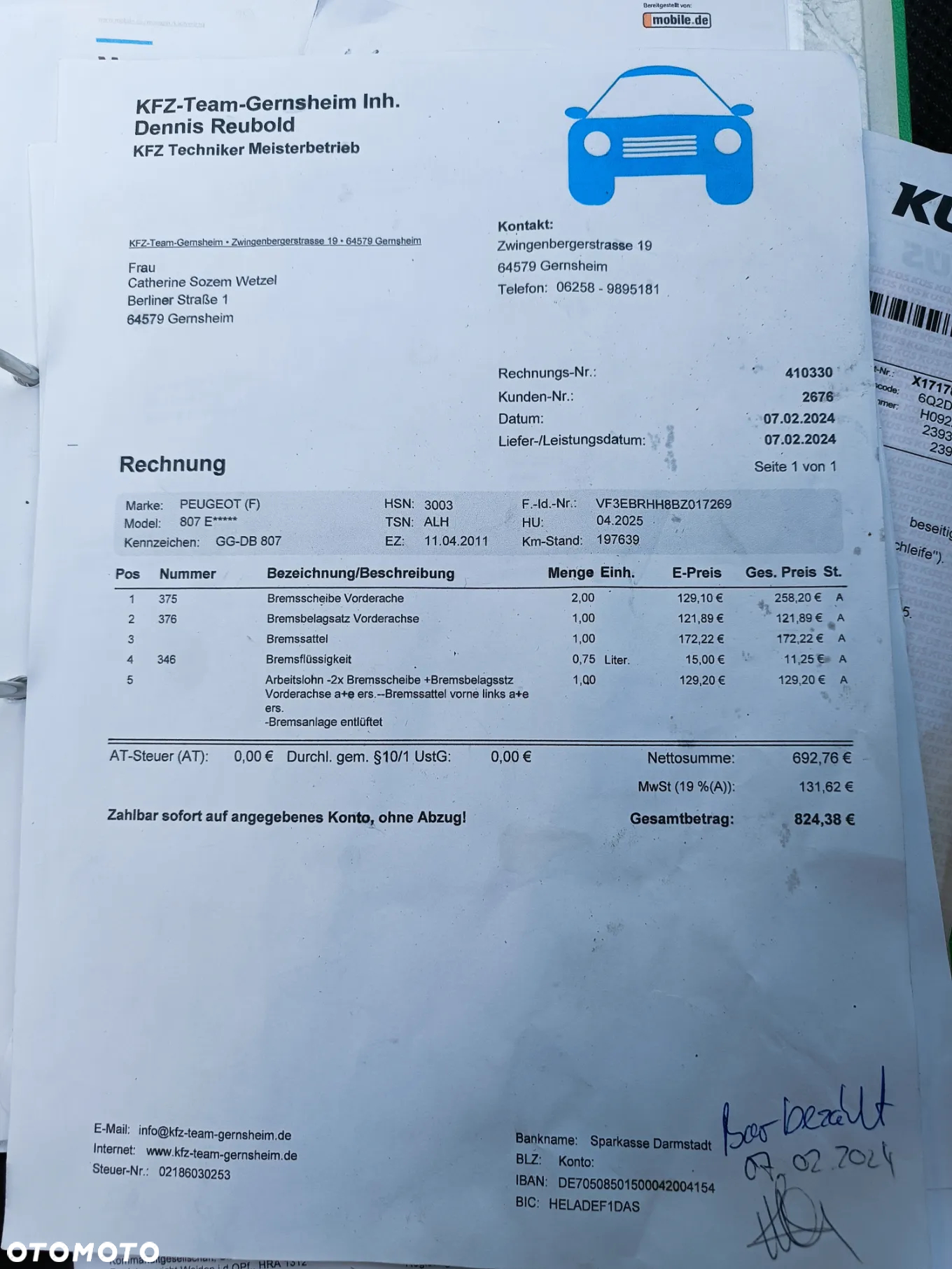 Peugeot 807 2.0 HDi Premium - 25