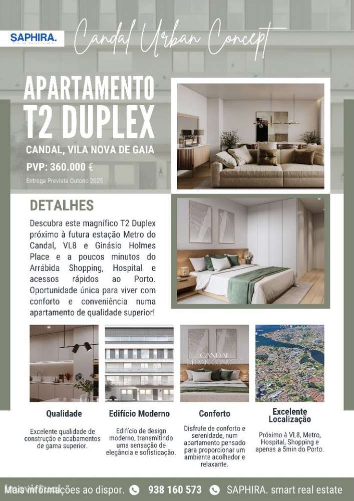 Apartamento T2 Duplex - VN Gaia ao Metro e VL8 - Grande imagem: 4/13