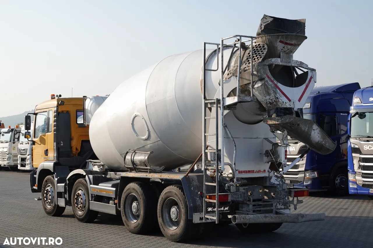 MAN TGA 35. 360 / 8x4 / LIEBHERR 9mc / BETONIERE / PEAR / MANUAL / BETONIERE / - 5