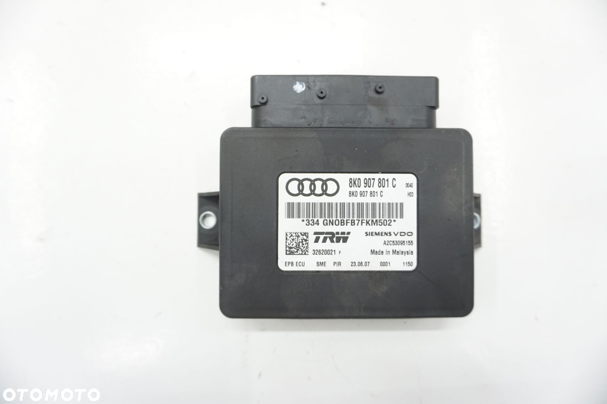 AUDI A4 B8 A5 8T MODUŁ HAMULCA RĘCZNEGO 8K0907801C - 1