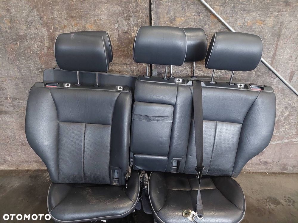 FOTELE KOMPLET LEWY PRAWY KANAPA TYŁ + BOCZKI MERCEDES W210 E KLASA KOMBI - 8