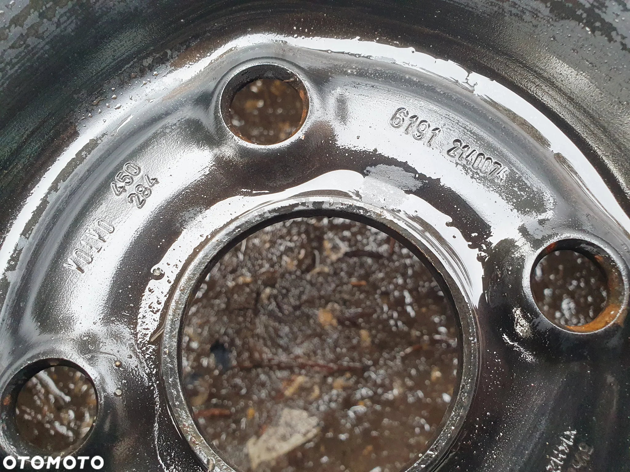 VOLVO R14 ORYGINALNA FELGA 4x100 185/60/R14 KOŁO ZAPASOWE 14 5.5J ET37 OTWÓR 57.1mm 2140074 - 3