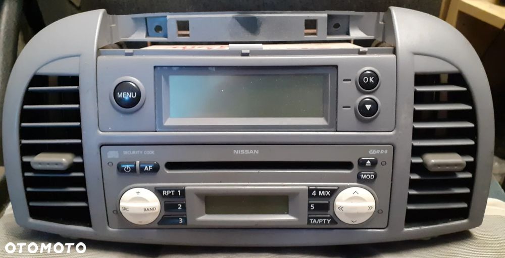 RADIO RADIOODTWARZACZ NISSAN MICRA K12 - 1