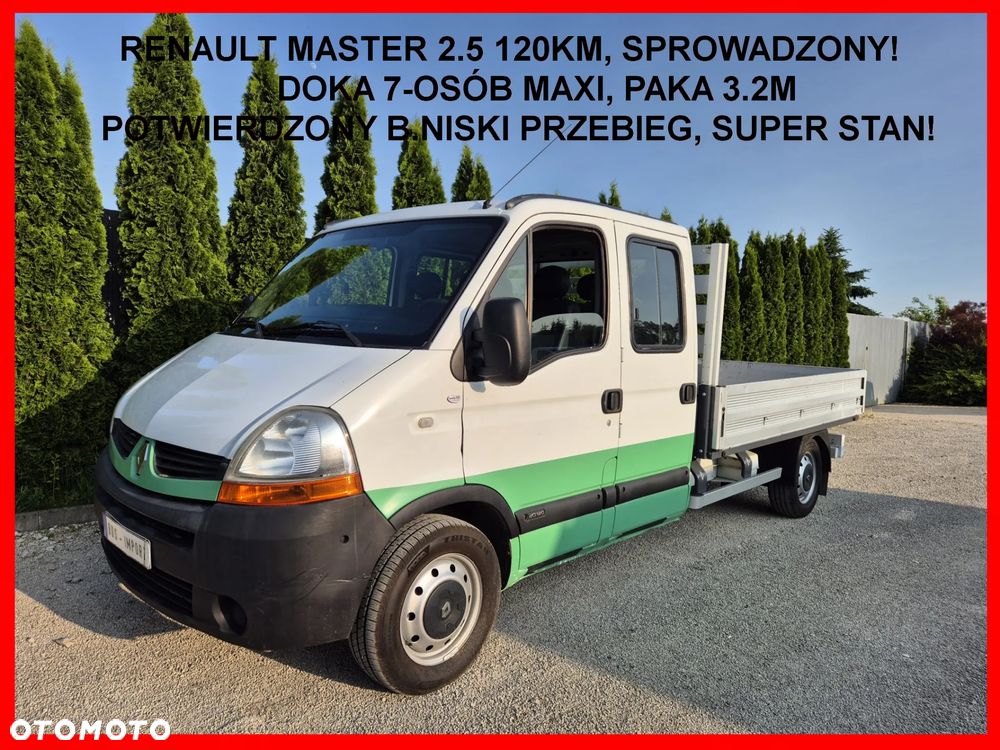 Renault Master 2.5 120KM Dubel Kabina - 1