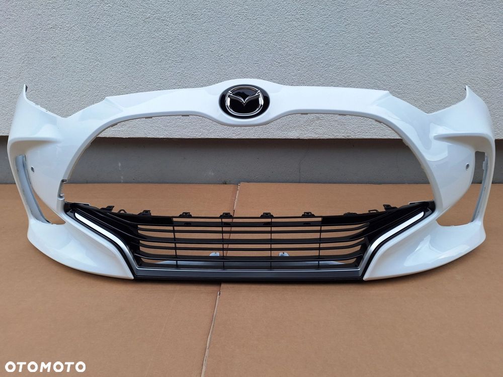 MAZDA II 2 HYBRID KB 22- 23-24 CAŁY NIE KLEJONY SUPER STAN! ZDERZAK PRZÓD PRZEDNI ORYG 52119-K0050 WYSYŁKA 24H - 1