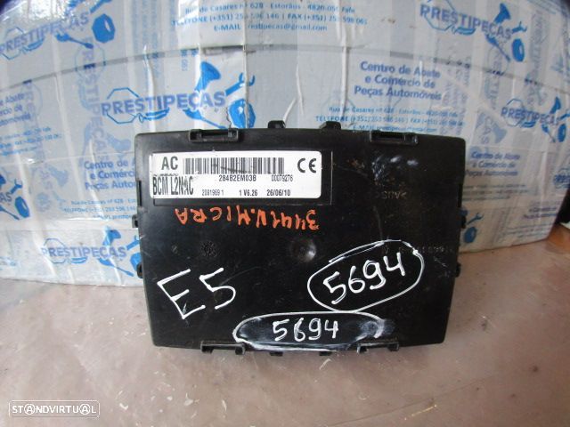 Modulo 284B2EM03B NISSAN MICRA 3 K12E 2010 1.5DCI 85CV  5P PRETO Módulo - 1