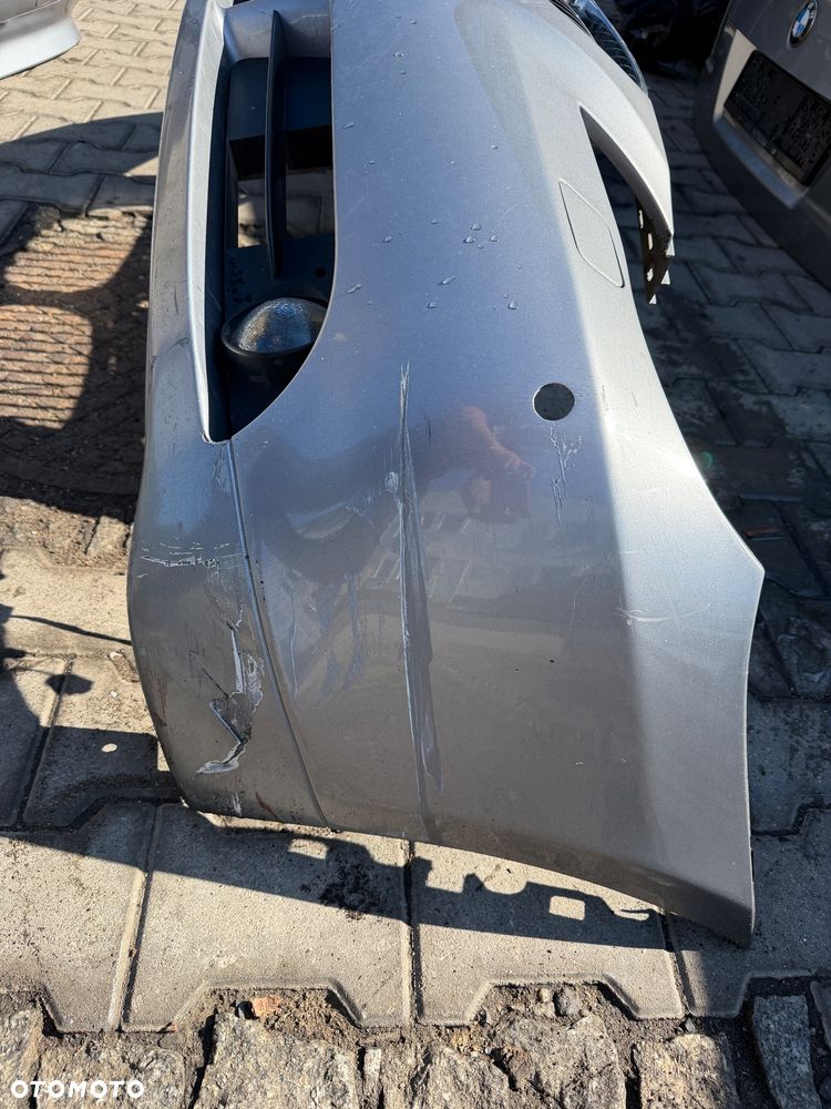 Zderzak przód przedni e60 e61 przedlift A08 Silbergrau kompletny pdc spryskiwacze - 4